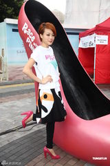 组图：容祖儿为慈善带伤竞跑 透露谢霆锋爱打游戏