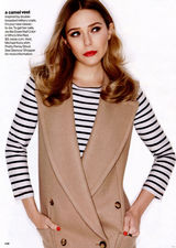 组图：伊丽莎白-奥尔森时尚秋装写真