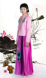 组图：《倾城雪》曝董洁高昊定妆照 造型飘逸空灵