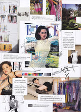 组图：克里斯汀-斯图尔特V领裙登《ELLE》封面