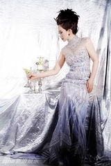 组图：芙蓉姐姐化身僵尸新娘 透视婚纱红唇滴血