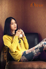 组图：刘诗诗温暖午后写真 淡然闲适美好