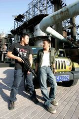 高清组图：《四大名捕》开特训班 王宝强练神技