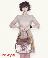 高清组图：韩星黄静茵春装写真 华丽装扮魅力十足