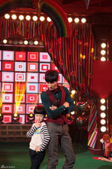 组图：天天兄弟为王诗龄庆生 小石头天天掰手腕