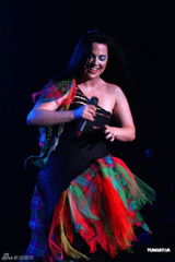 组图：美国摇滚乐队Evanescence赴香港演出