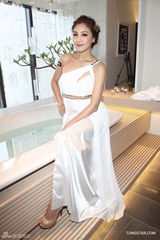 组图：陈思璇希腊女神造型优雅出席活动