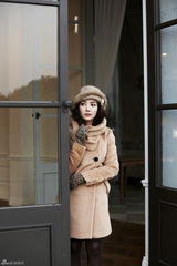 高清组图：朴敏英冬装写真浪漫甜美笑容可人