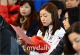 组图：金妍儿参加世界花样滑冰锦标赛抽签仪式