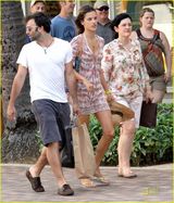 组图：名模安布罗休夏威夷度假 比基尼秀曼妙身材