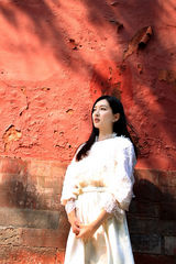 组图：薇女郎江疏影青春写真甜美娴静