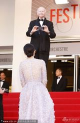 组图：《维纳斯》首映 章子怡素雅长裙助阵