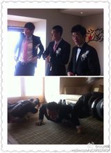 组图：林丹谢杏芳婚礼直击 新郎新娘甜蜜亲吻