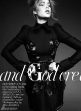 组图：荷兰名模杜晨-科洛斯登封面展优雅风范