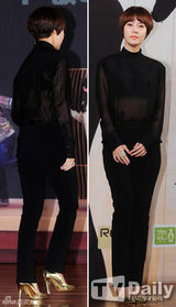 组图：高贤贞宣传《女王的教室》怪异服装抢眼