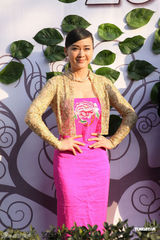 组图：陶红马艳丽陈紫函等亮相汽车盛典 呼吁环保