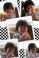 组图：微镜头下的小小志 呆萌可爱完胜童颜老爸