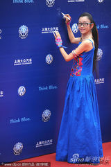 组图：华鼎奖红毯杨丽萍萨顶顶演绎最炫民族风