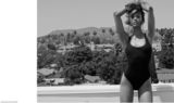 组图：佐伊-索尔达娜登杂志 黑白写真韵味足
