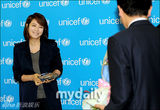 组图：韩星金惠秀任Unicef韩国委员会特别代表