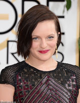 组图：伊丽莎白-莫斯编织纹透视长裙