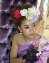 高清：韩星Sara拍写真造型复古 华服效仿苏妲己