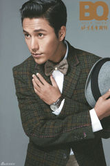 组图：陈坤跨界设计T恤登杂志封面质感十足