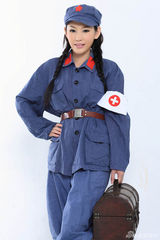 组图：徐黛妮红军系列写真 青涩可爱气质淳朴