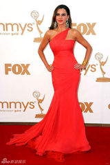 组图：艾美奖红毯 索非亚-维加拉回眸风情无限