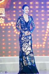 组图：柳岩性感深V裹身裙出席活动 男粉丝送抱