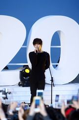 组图：金在中宋智孝携手《豺狼来了》釜山见面会