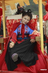 组图：电视剧《妈祖》热拍 严宽刘涛再聚首