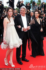 幻灯图集：乔治-卢卡斯杨紫琼捧场《华尔街2》首映