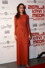 组图：朱莉术后胸型丰满上挺