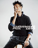 组图：陈坤再登时尚杂志封面 演绎熟男优雅魅力