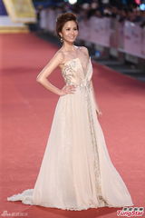 组图：金钟奖红毯 阿ken跳跃吴怡霈大方晒胸