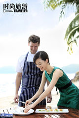 组图：车晓旅游时尚大片 清新气质沁人心脾