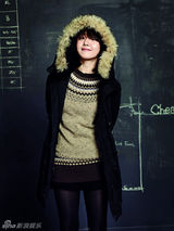 高清组图：韩星元斌文根英冬装写真 秀时尚风采