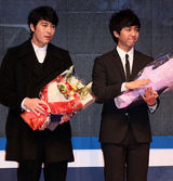 高清图：郑雨盛(郑宇成)Kara等艺人出席新年问候会