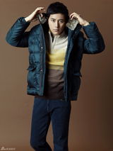 高清组图：韩星高修冬装写真俊朗挺拔帅气