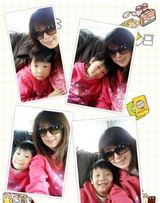 组图：孟庭苇全家私照曝光 正太儿子可爱耍宝