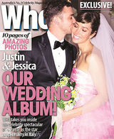 组图：贾斯汀粉色浪漫婚纱大片 拥吻爱妻翩翩起舞