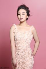 组图：张蓓蓓粉色礼服尽显温婉优雅