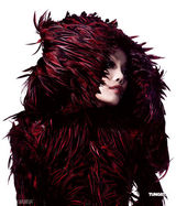 幻灯图：容祖儿新专辑订单逼白金 金龙缠身拍写真