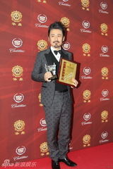 组图：电视剧华鼎奖揭晓 吴秀波获最佳男主角