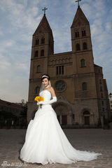 组图：傅淼纯美婚纱照曝光 结束八年恋爱长跑