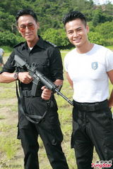 组图：梁烈唯拍新剧练体能 否认受TVB力捧