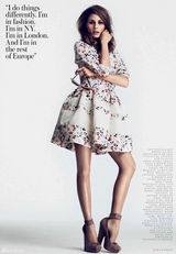 组图：纽约名媛奥利维亚-巴勒莫俏丽登封面