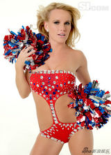 幻灯图集：NBA啦啦队美女梅兰妮性感美图