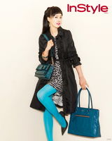 组图：韩星李诗英最新服装写真 活泼俏皮玩转色彩